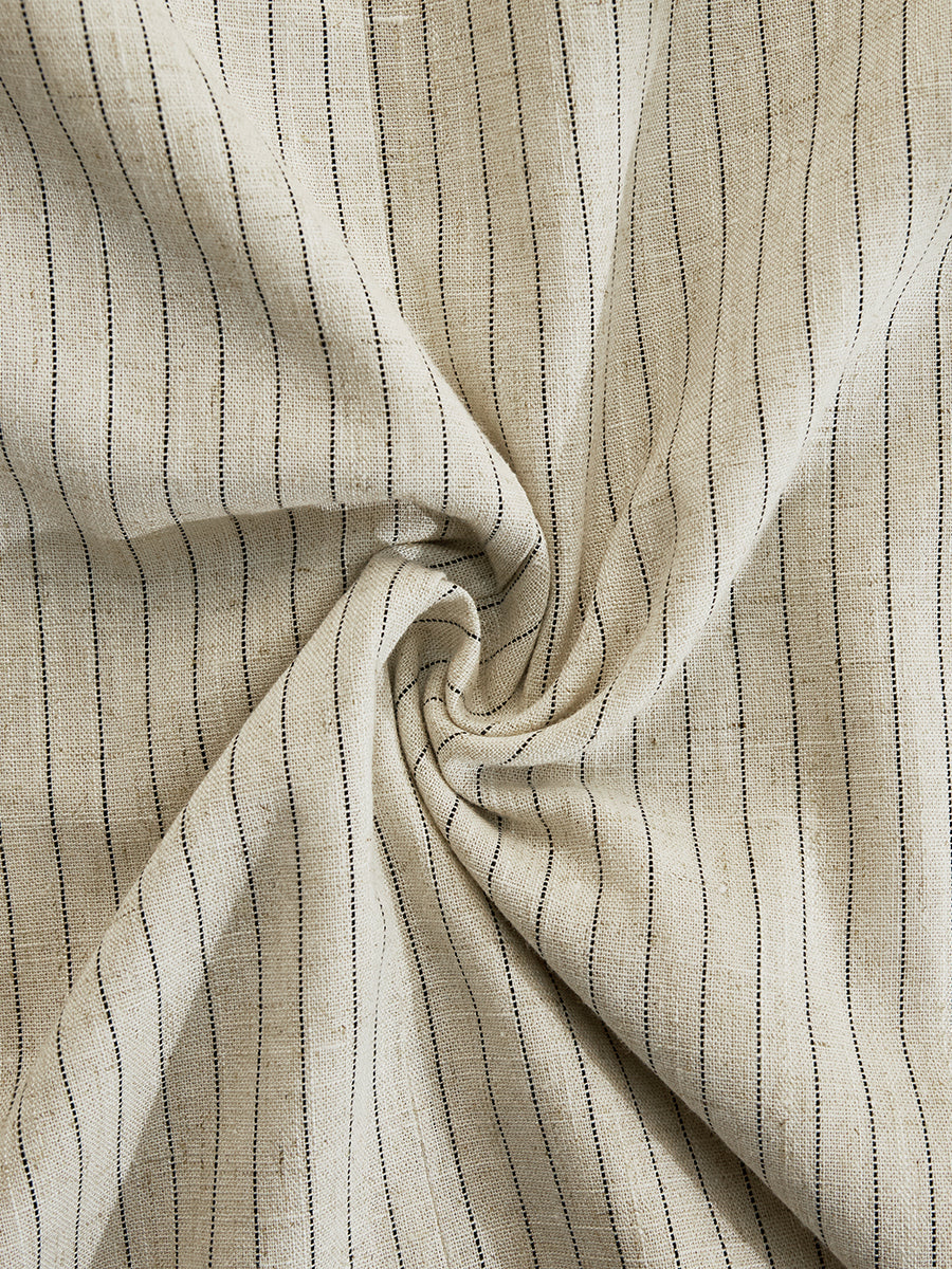 Hattie™ | Striped Button-Down Midi Dress