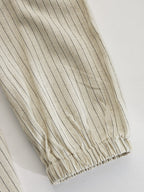 Hattie™ | Striped Button-Down Midi Dress