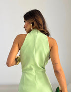 Celestia™ | Luxe Draped Wide-Leg Jumpsuit
