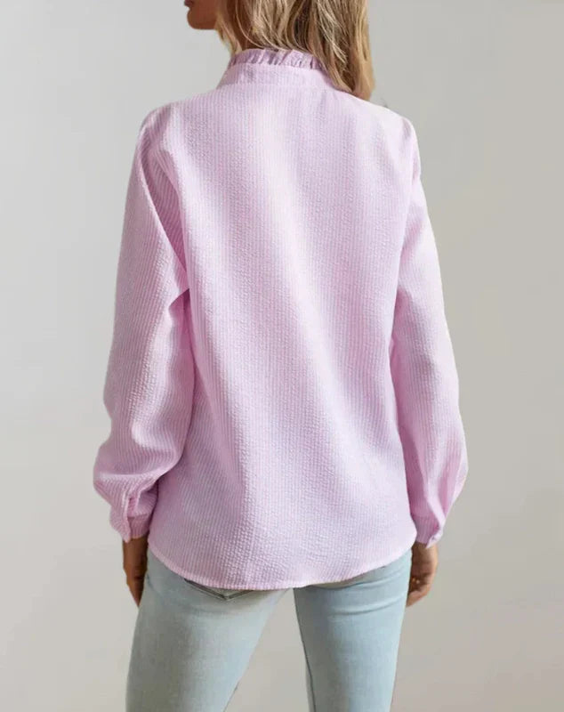 Natalie | Blouse with Ruffles