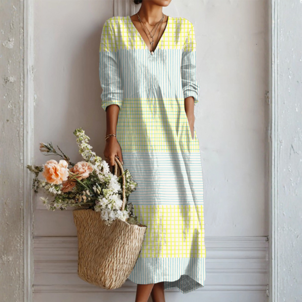 Olivia™ - Crinkled Linen Dress