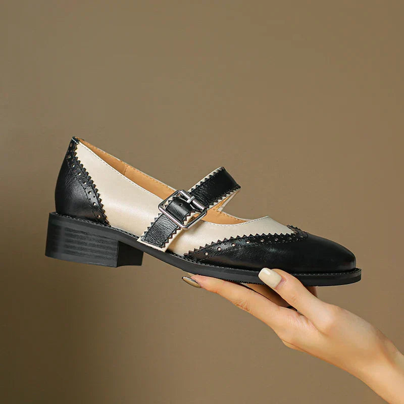 Miana | Leather Mary Jane Shoes
