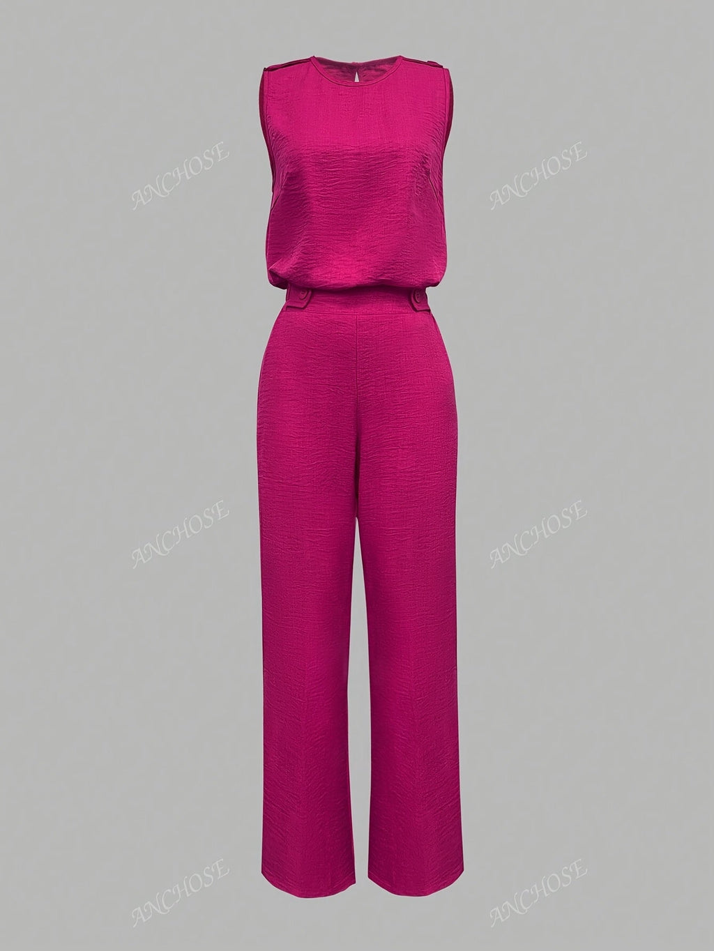 Stella™ | Sleeveless Top & Straight-Leg Pants Set