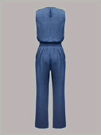 Stella™ | Sleeveless Top & Straight-Leg Pants Set